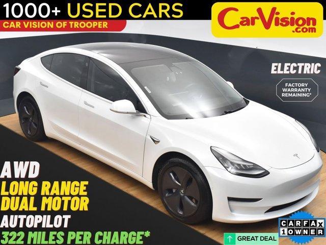 used 2020 Tesla Model 3 car, priced at $16,999