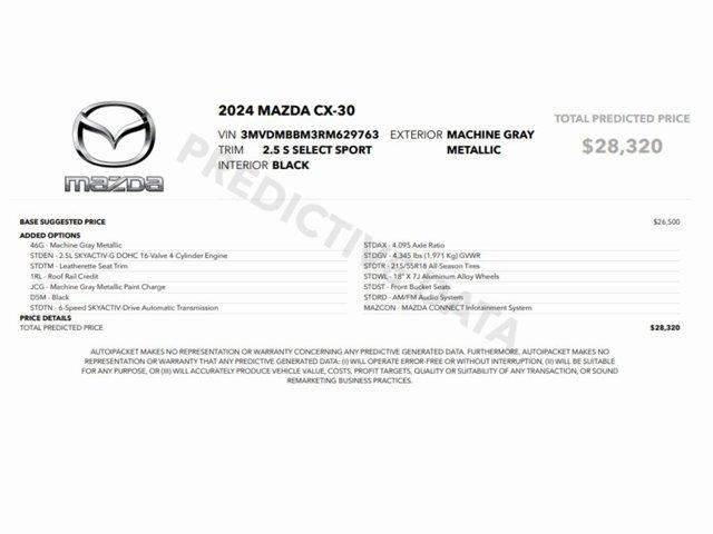 used 2024 Mazda CX-30 car, priced at $20,499