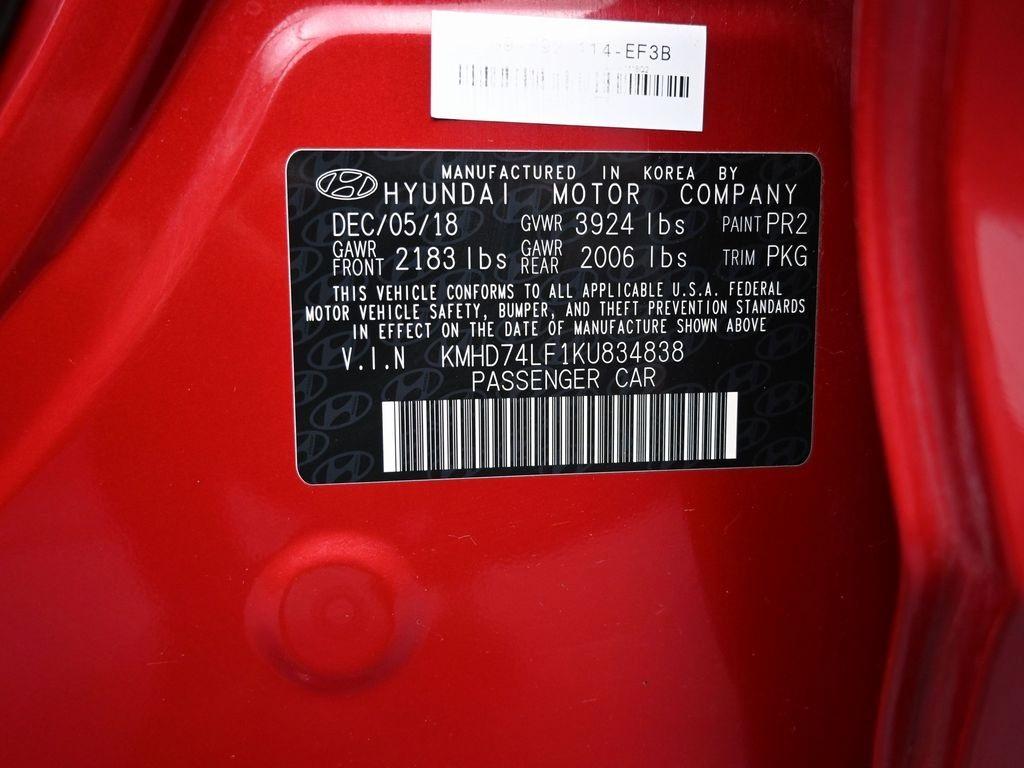 used 2019 Hyundai Elantra car, priced at $14,499