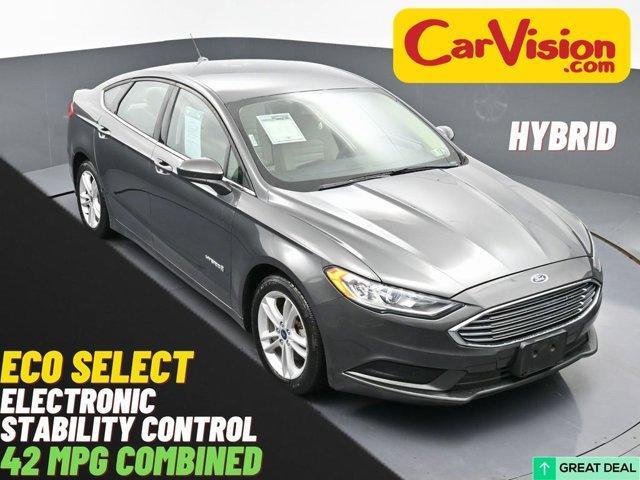 used 2018 Ford Fusion Hybrid car, priced at $15,999