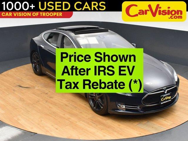 used 2014 Tesla Model S car, priced at $15,999