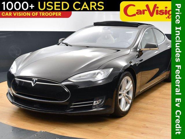 used 2015 Tesla Model S car, priced at $17,999