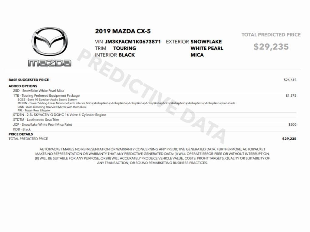 used 2019 Mazda CX-5 car, priced at $16,998