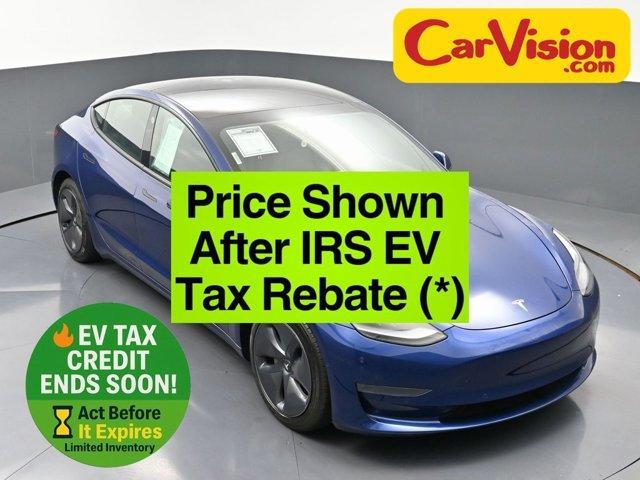 used 2021 Tesla Model 3 car, priced at $20,499