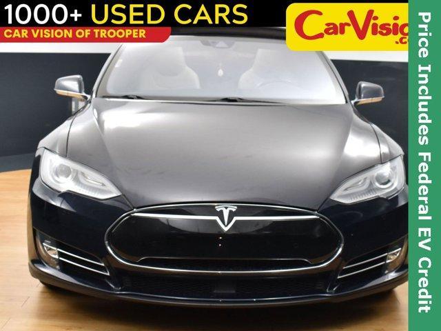 used 2015 Tesla Model S car, priced at $17,999