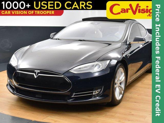 used 2015 Tesla Model S car, priced at $17,999