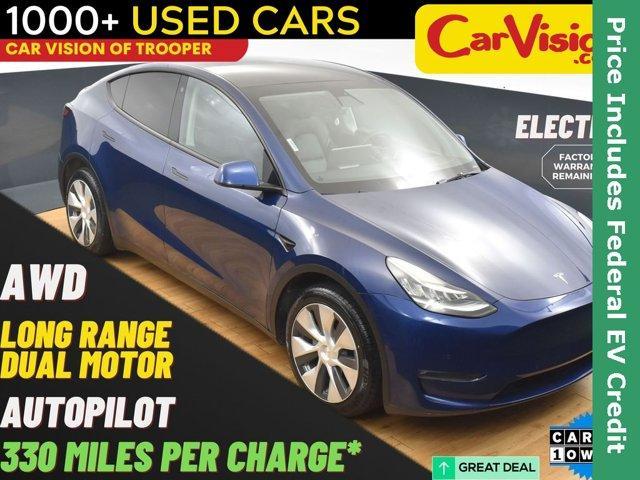 used 2022 Tesla Model Y car, priced at $19,999