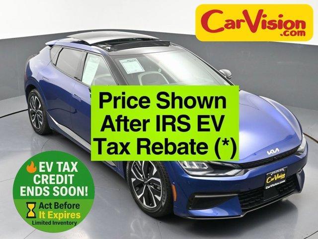 used 2022 Kia EV6 car, priced at $19,999