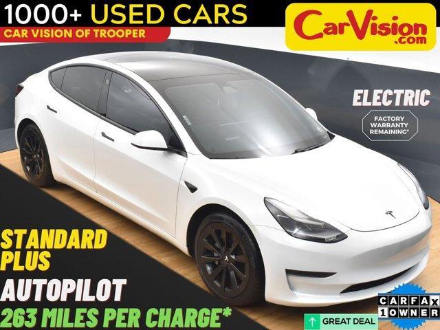 used 2021 Tesla Model 3 car, priced at $18,999