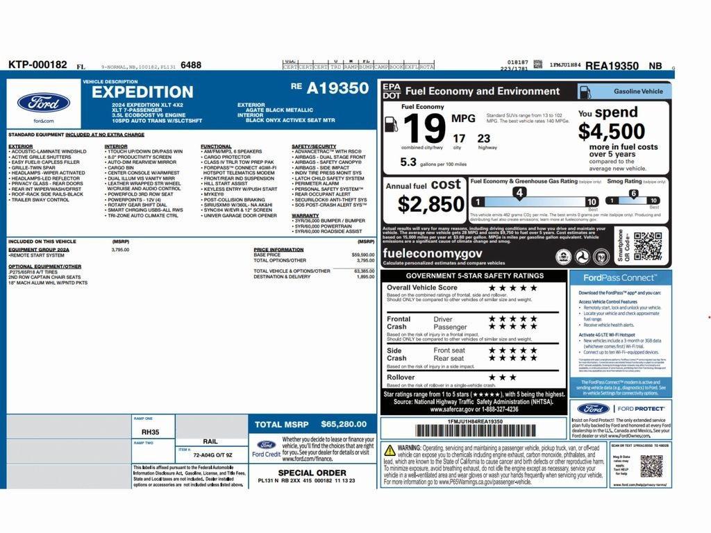 used 2024 Ford Expedition car, priced at $39,499