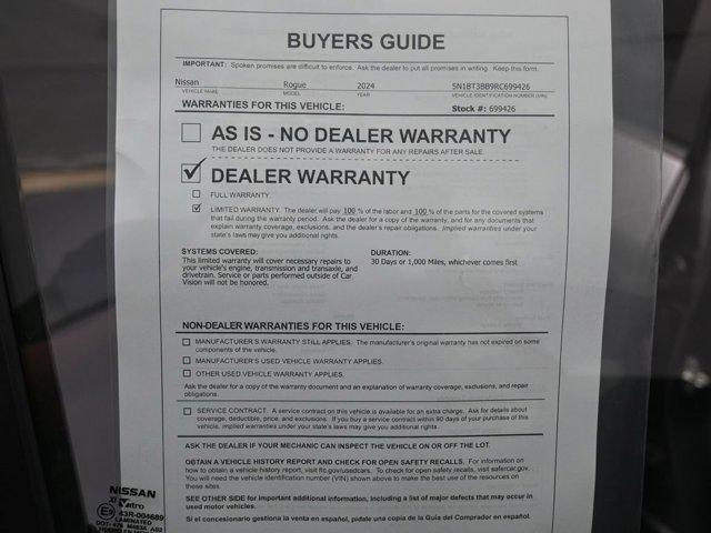 used 2024 Nissan Rogue car, priced at $20,499