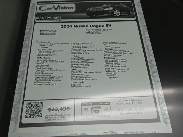used 2024 Nissan Rogue car, priced at $20,499