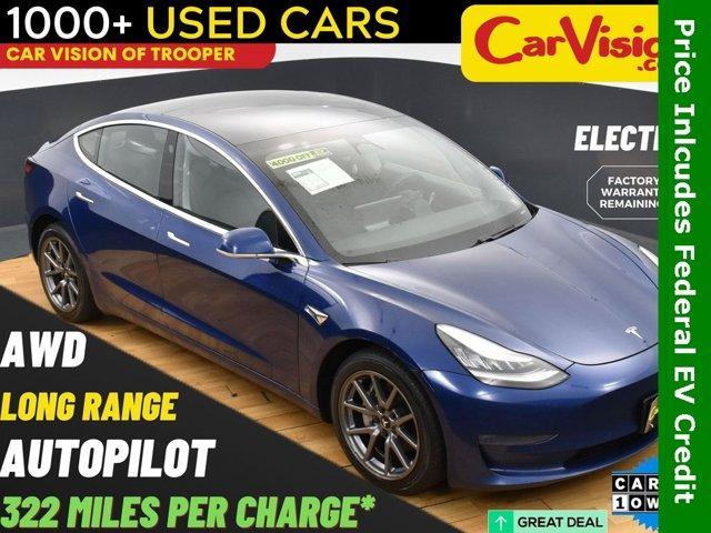 used 2020 Tesla Model 3 car, priced at $15,999