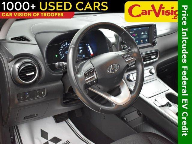 used 2020 Hyundai Kona EV car, priced at $14,499