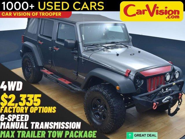 used 2018 Jeep Wrangler JK Unlimited car, priced at $18,999