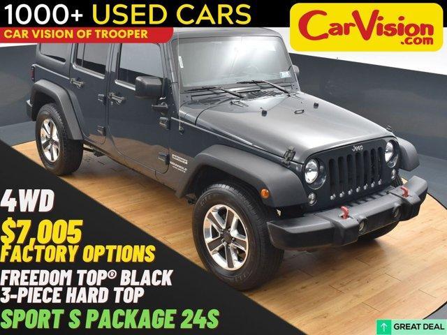 used 2017 Jeep Wrangler Unlimited car, priced at $19,999