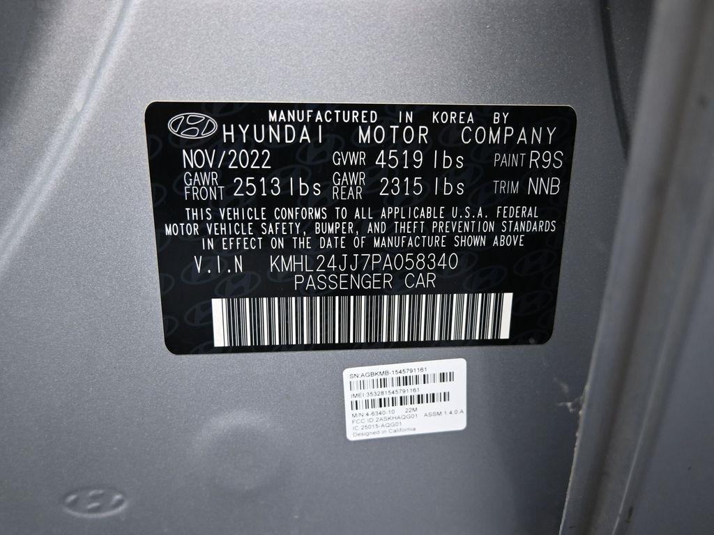 used 2023 Hyundai Sonata Hybrid car, priced at $17,499