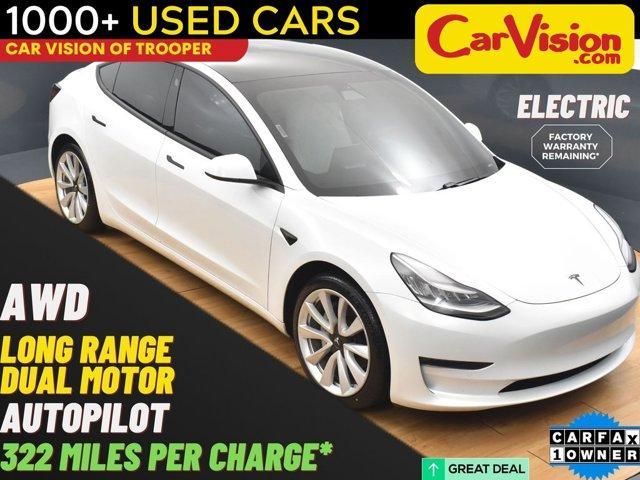 used 2020 Tesla Model 3 car, priced at $16,999