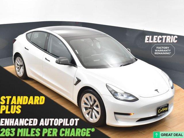 used 2021 Tesla Model 3 car, priced at $19,999