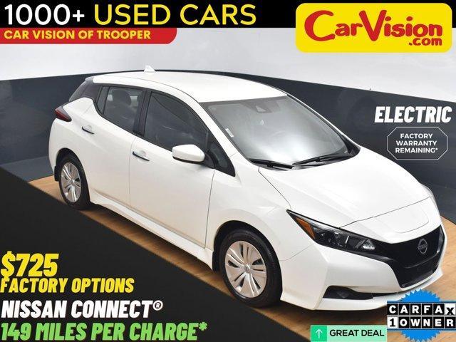 used 2023 Nissan Leaf car, priced at $15,499