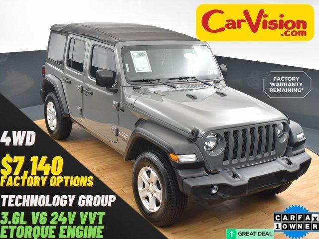 used 2021 Jeep Wrangler Unlimited car, priced at $22,999