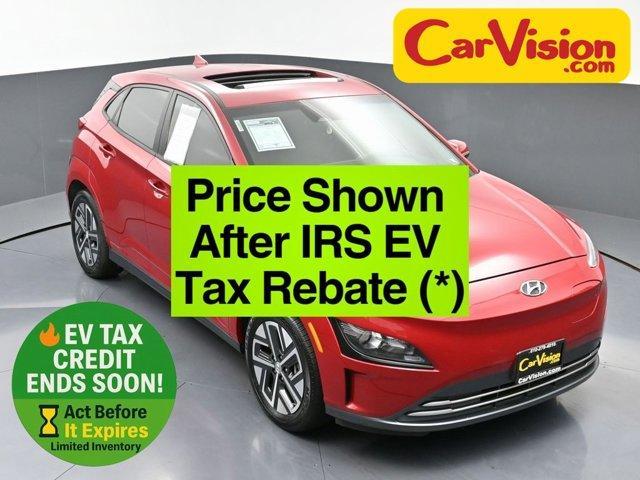 used 2022 Hyundai Kona EV car, priced at $14,999