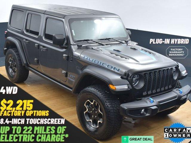 used 2022 Jeep Wrangler Unlimited 4xe car, priced at $32,999