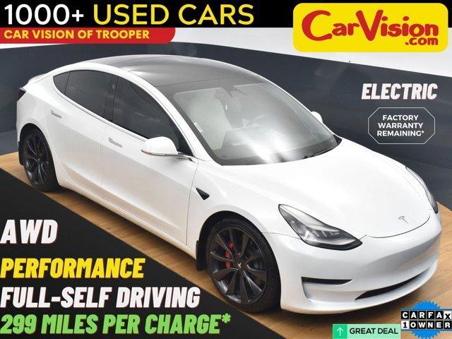 used 2020 Tesla Model 3 car, priced at $26,999