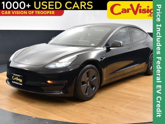 used 2021 Tesla Model 3 car, priced at $18,999