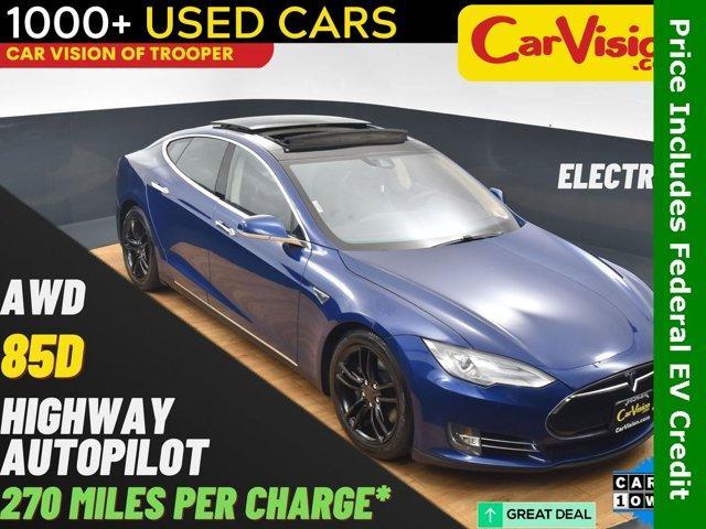 used 2015 Tesla Model S car, priced at $16,999