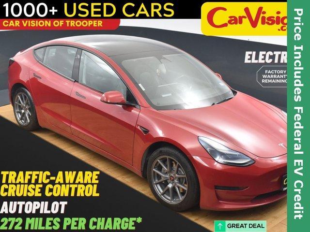 used 2022 Tesla Model 3 car, priced at $15,999