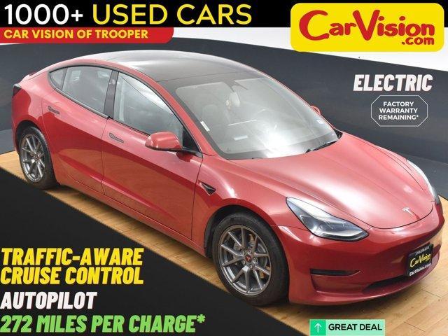 used 2022 Tesla Model 3 car, priced at $15,999