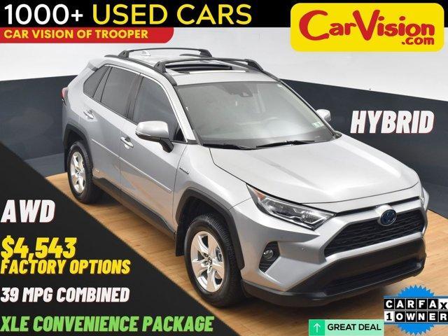 used 2019 Toyota RAV4 Hybrid car, priced at $19,999