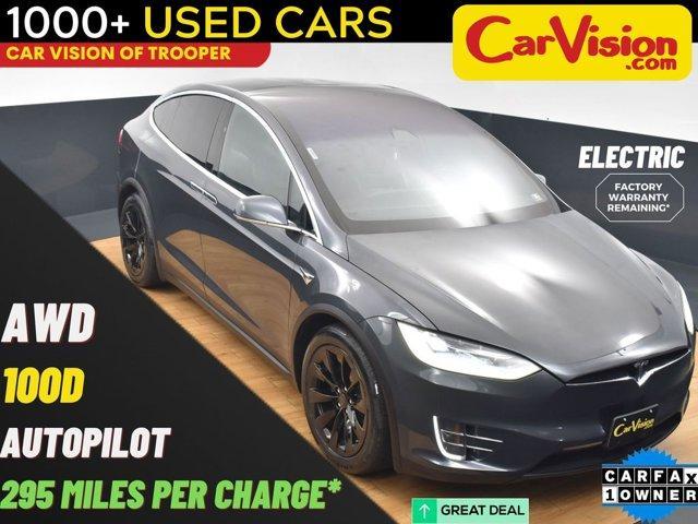 used 2017 Tesla Model X car, priced at $28,899