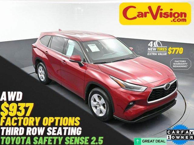 used 2021 Toyota Highlander car, priced at $28,999
