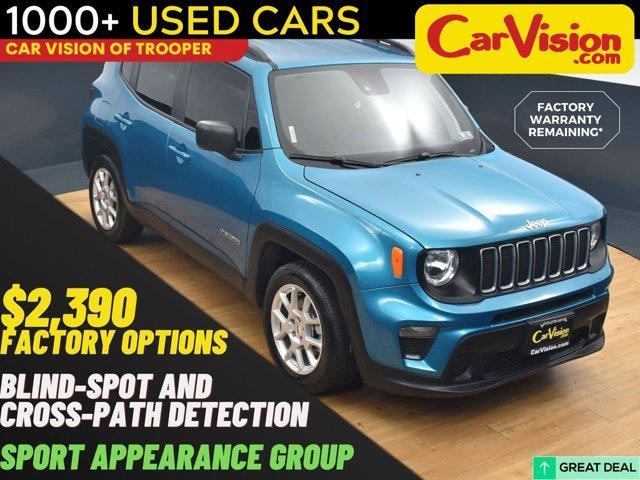 used 2022 Jeep Renegade car, priced at $17,999