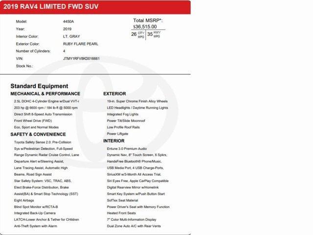 used 2019 Toyota RAV4 car, priced at $24,995