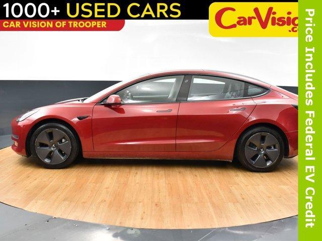 used 2022 Tesla Model 3 car, priced at $16,999