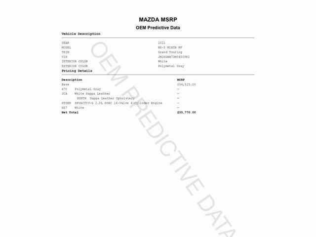 used 2021 Mazda MX-5 Miata car, priced at $24,499