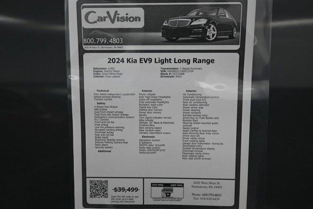 used 2024 Kia EV9 car, priced at $36,999