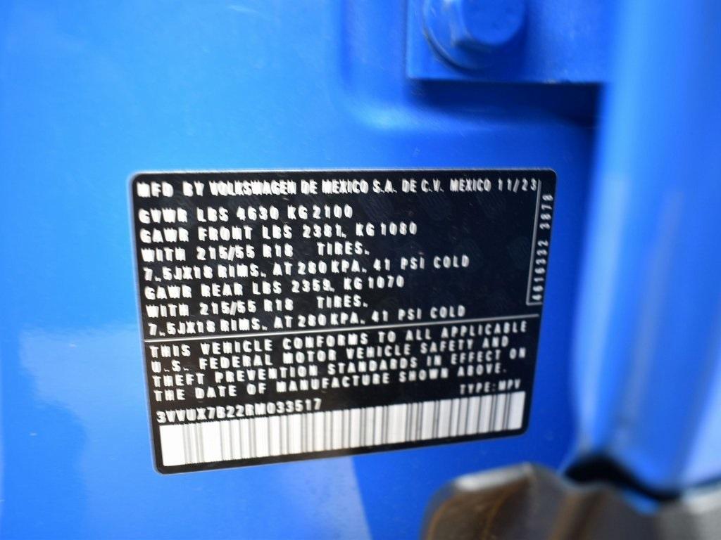 used 2024 Volkswagen Taos car, priced at $20,999