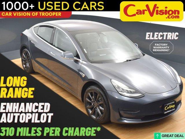 used 2018 Tesla Model 3 car, priced at $19,999