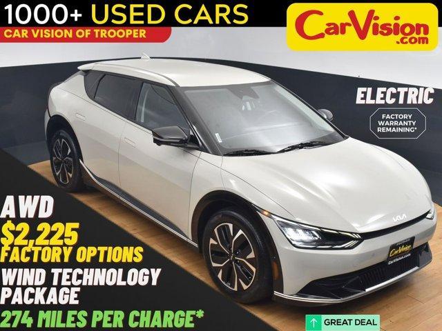 used 2022 Kia EV6 car, priced at $19,999