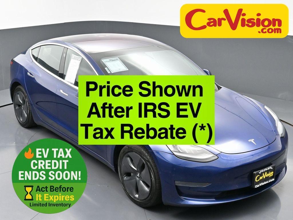 used 2018 Tesla Model 3 car, priced at $13,499