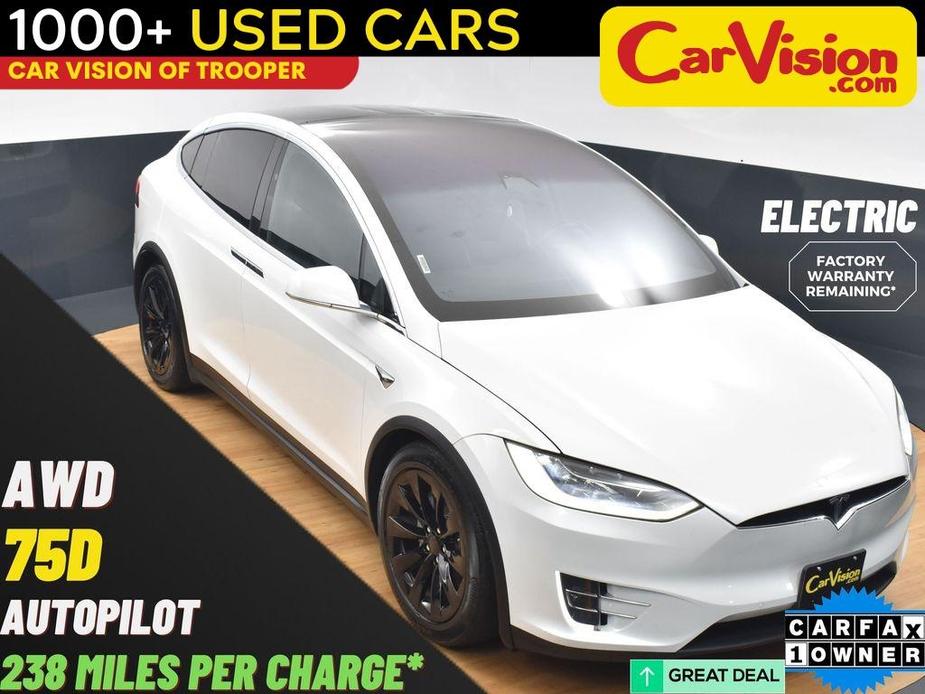 used 2018 Tesla Model X car, priced at $28,999