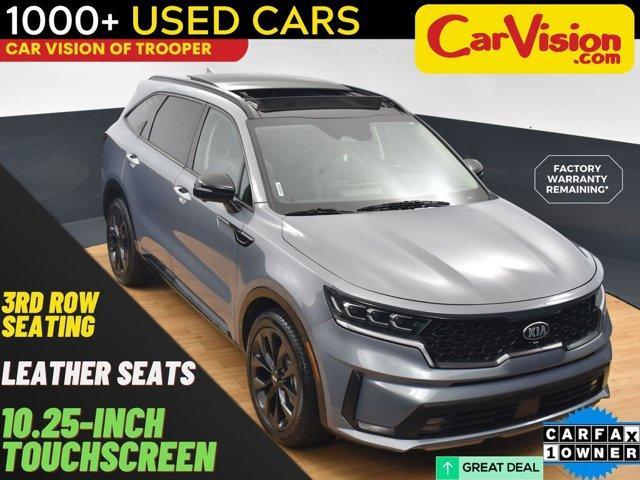 used 2021 Kia Sorento car, priced at $27,999