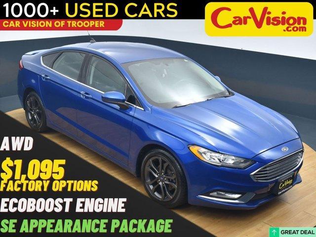 used 2018 Ford Fusion car, priced at $13,499