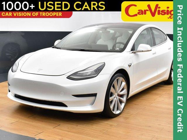 used 2018 Tesla Model 3 car, priced at $19,999