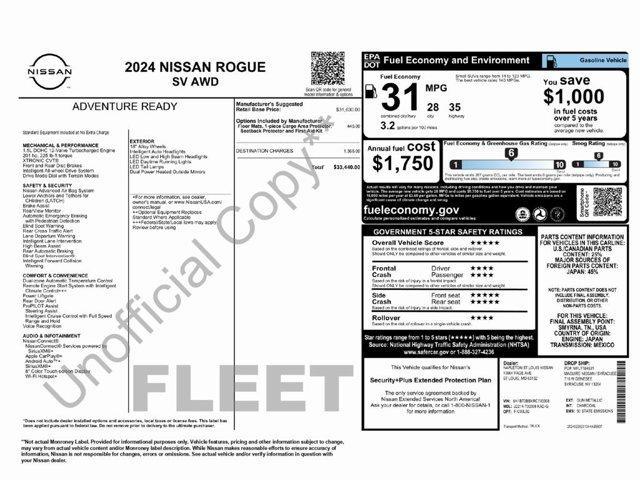 used 2024 Nissan Rogue car, priced at $21,499