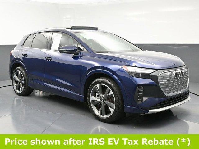 used 2022 Audi Q4 e-tron car, priced at $20,499